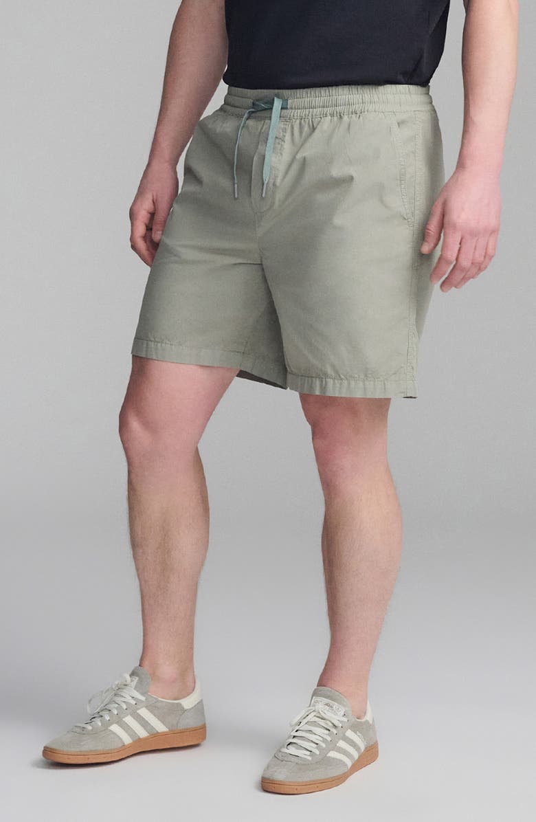 Mavi Jeans Drawstring Cotton Shorts, Alternate, color, Shadow