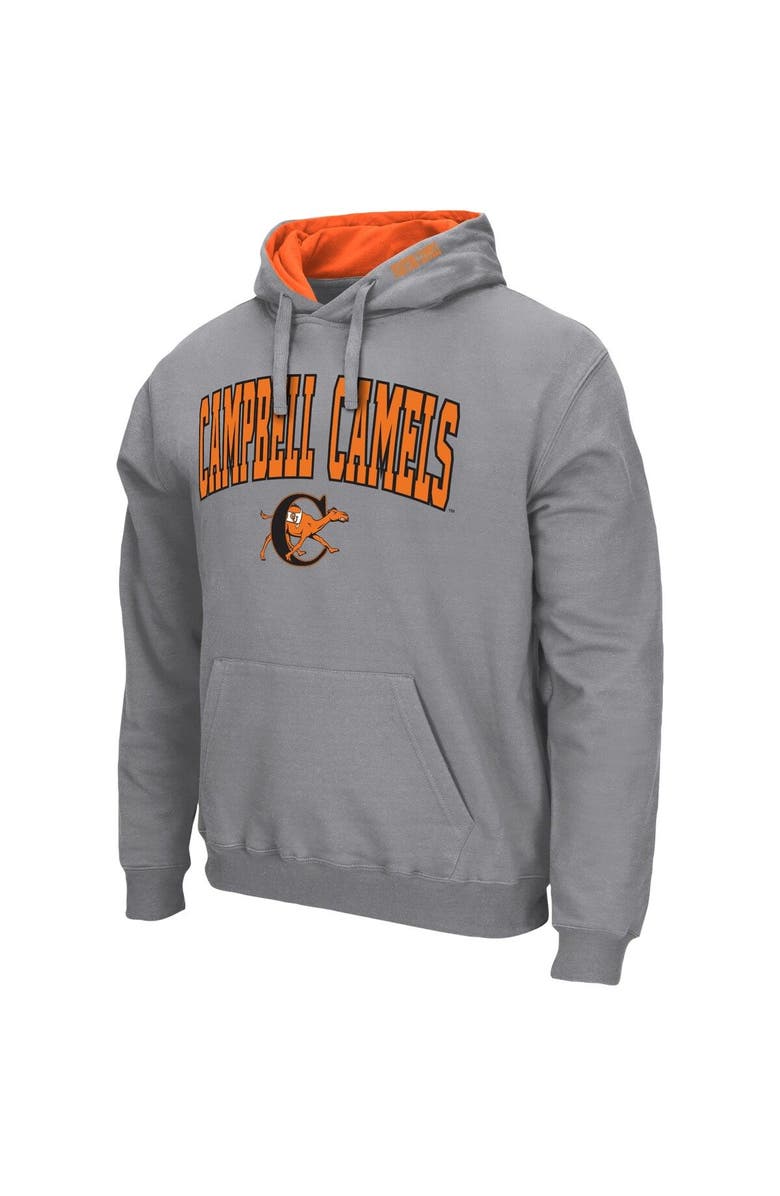 COLOSSEUM Men's Colosseum Gray Campbell Fighting Camels Isle Pullover Hoodie, Alternate, color,
