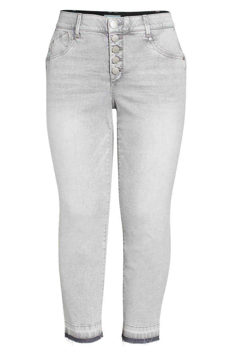 Wit & Wisdom 'Ab'Solution Button Fly High Waist Jeans, Alternate, color, Gy-Grey