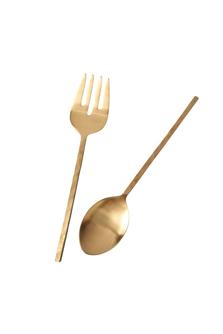 Azura Serving Set, Main, color, Gold