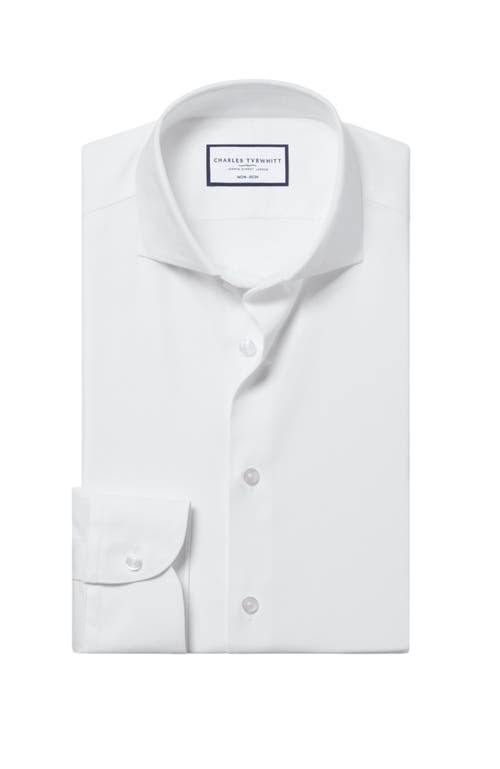 CHARLES TYRWHITT CHARLES TYRWHITT NON-IRON PERFORMANCE TWILL SHIRT