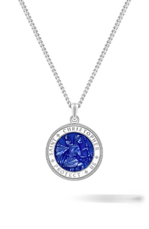 Men's St. Christopher Pendant Necklace