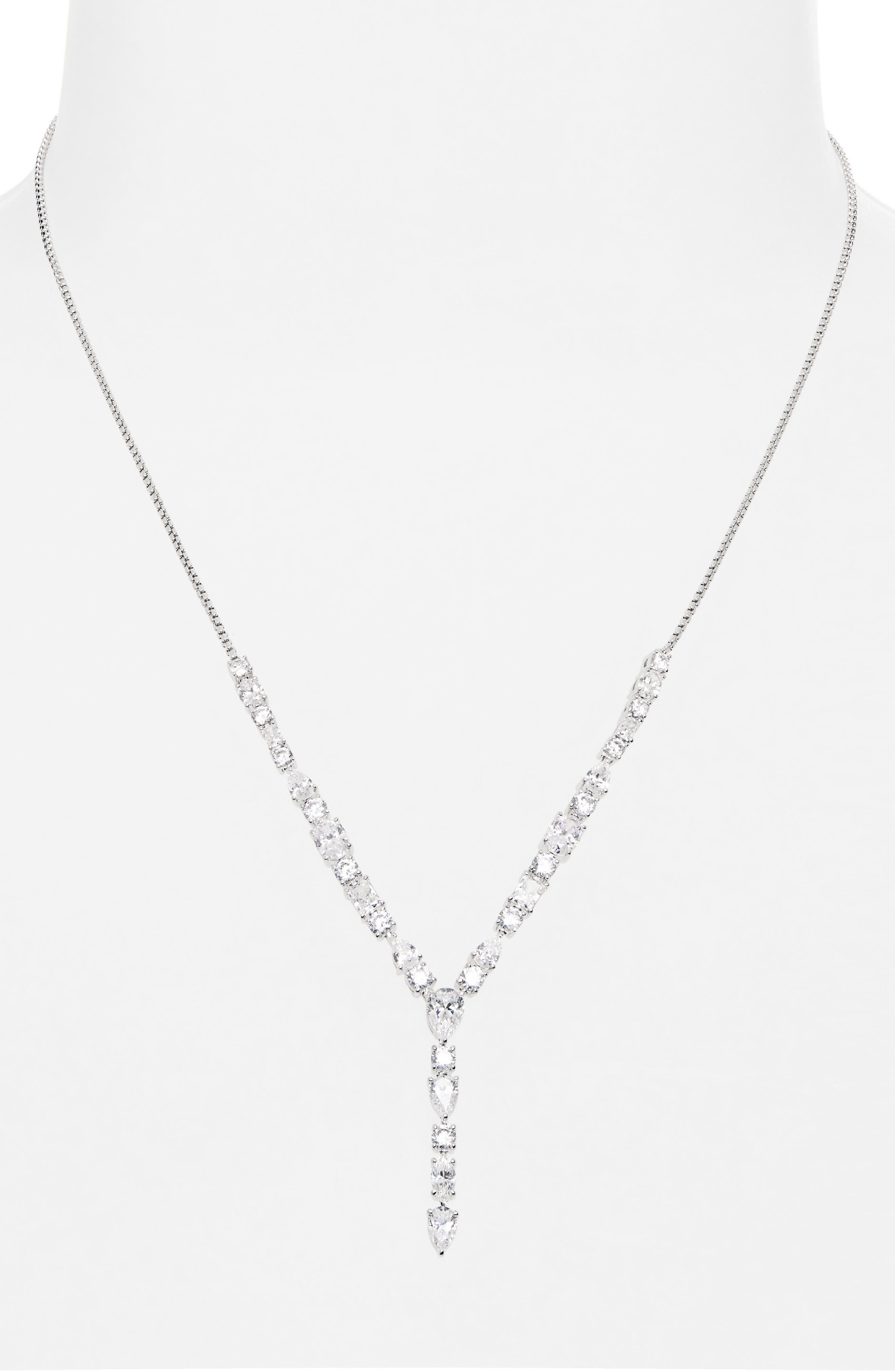 Nadri RSVP CZ Y Necklace (Women) | Nordstromrack