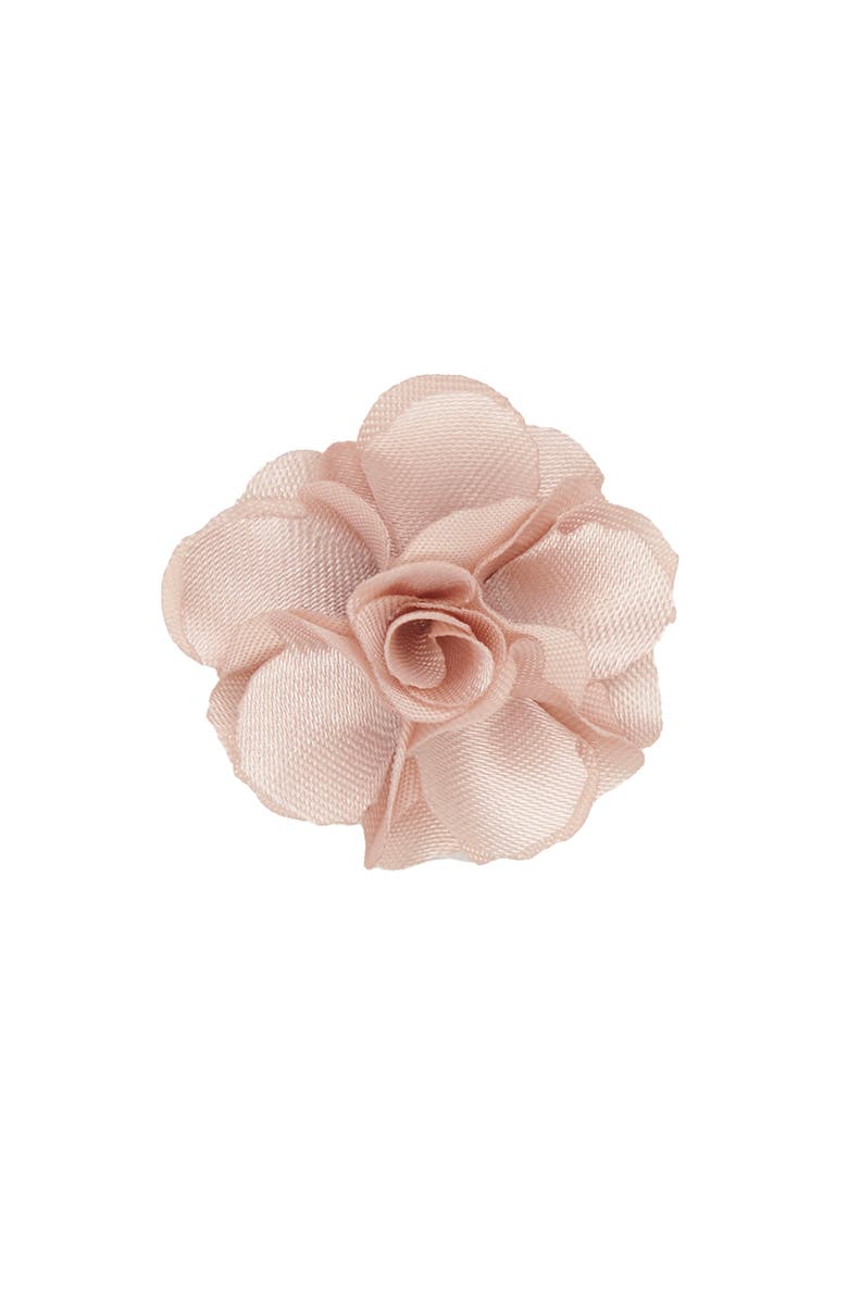 Brooklyn Brigade Men's Flower Lapel Pin, Main, color, Pale Blush