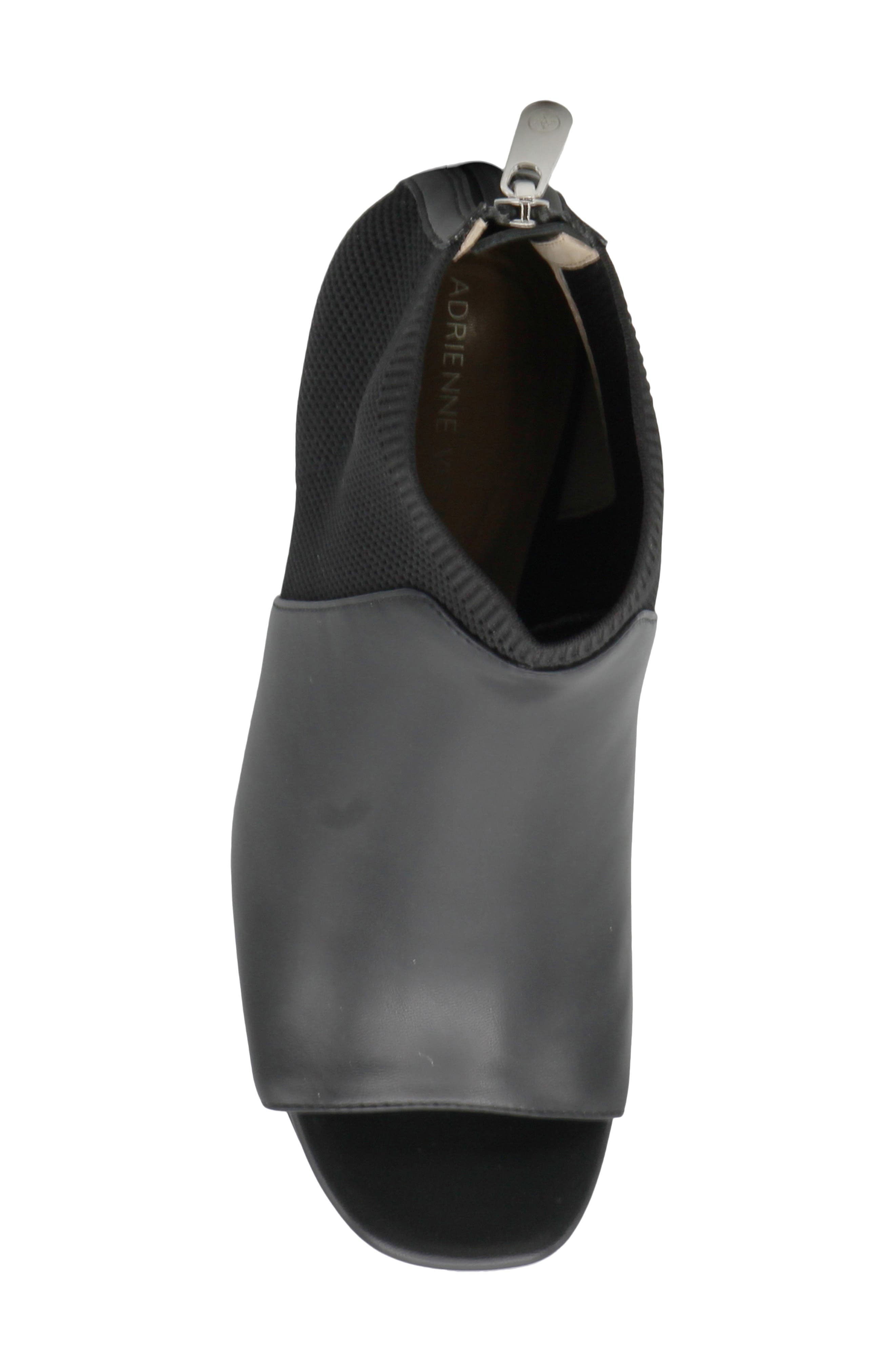 Adrienne Vittadini Aria Wedge Sandal, Alternate, color, Black-Ss