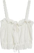 Ulla Johnson Isola Cotton Eyelet Top