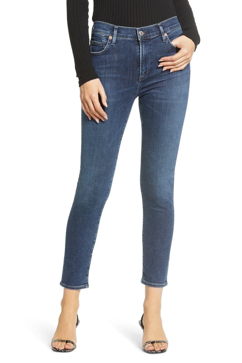 Rocket Crop Skinny Jeans, Main, color, ALTO