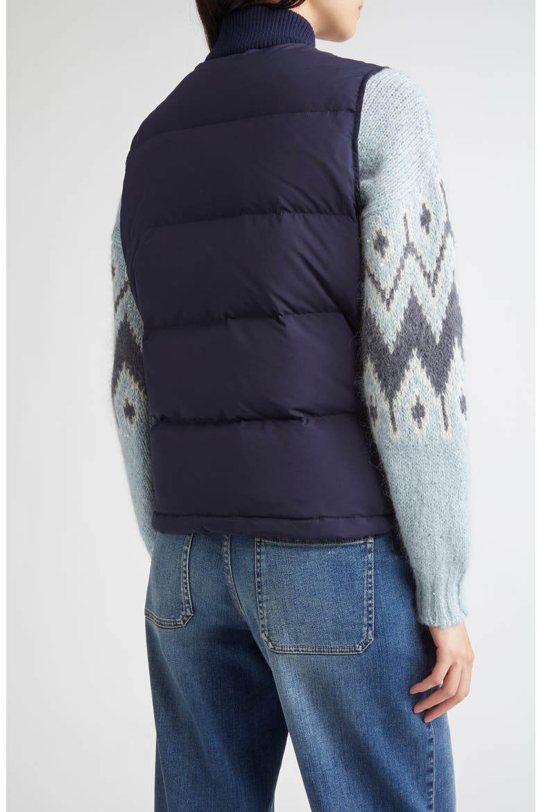 Down Puffer Vest, Alternate, color, 11 BLUE
