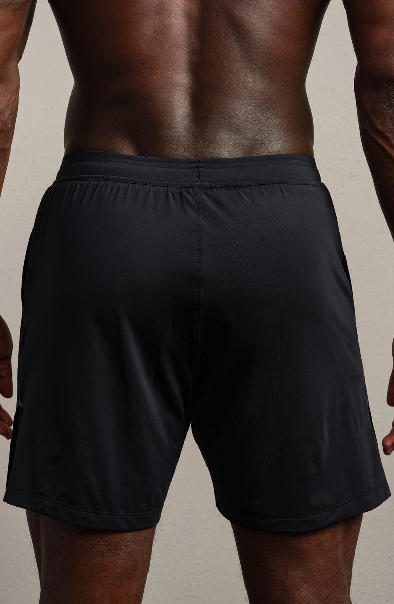 Rhone Endure 6-Inch Lined Training Shorts, Alternate, color, Pure Black
