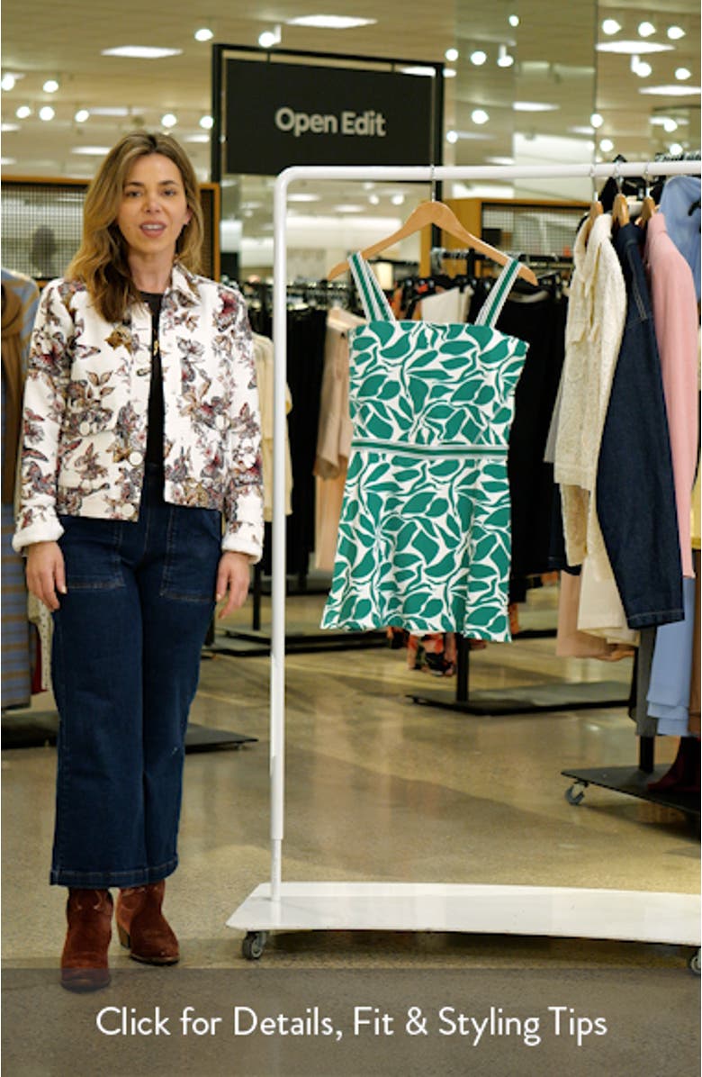 Moveknit Leaf Print Dress, sales video thumbnail