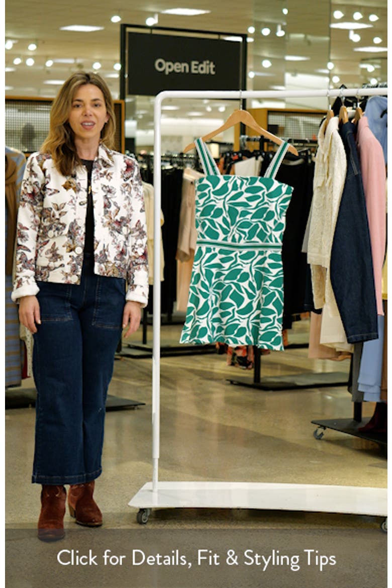 Moveknit Leaf Print Dress video