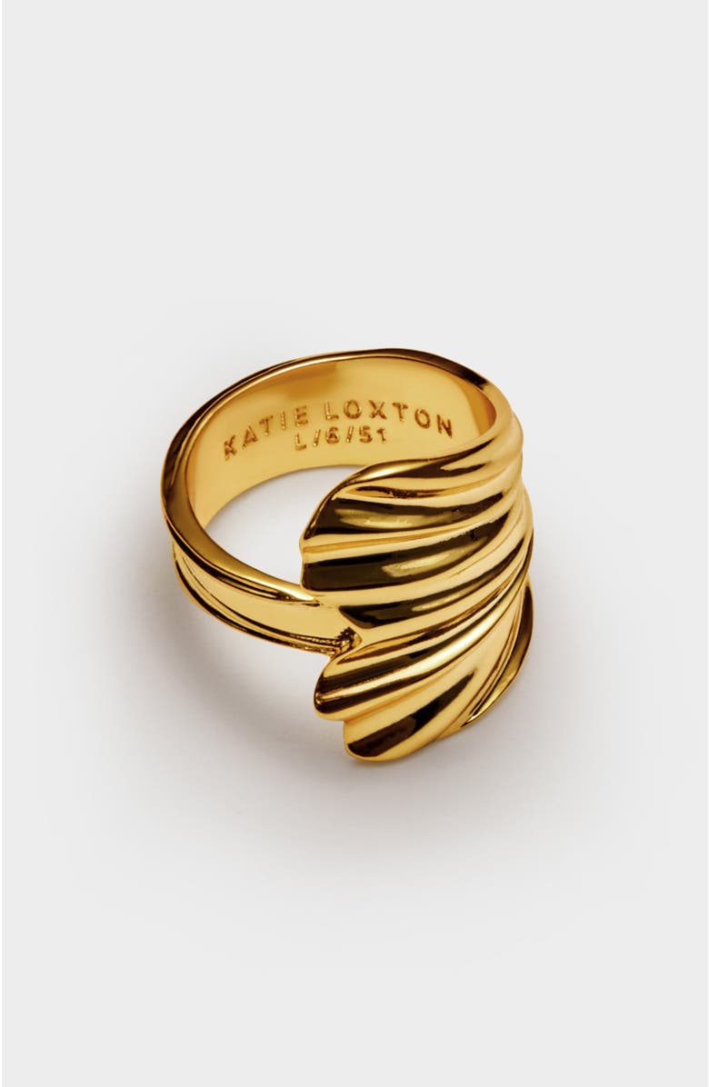 Katie Loxton Floramour Ring, Alternate, color, Gold Coated