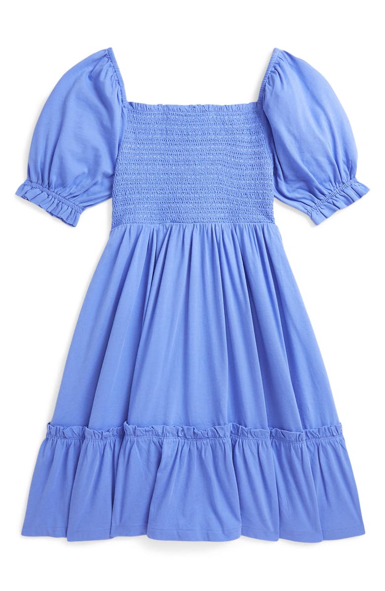 Polo Ralph Lauren Kids' Smocked Cotton Jersey Sundress, Alternate, color, 