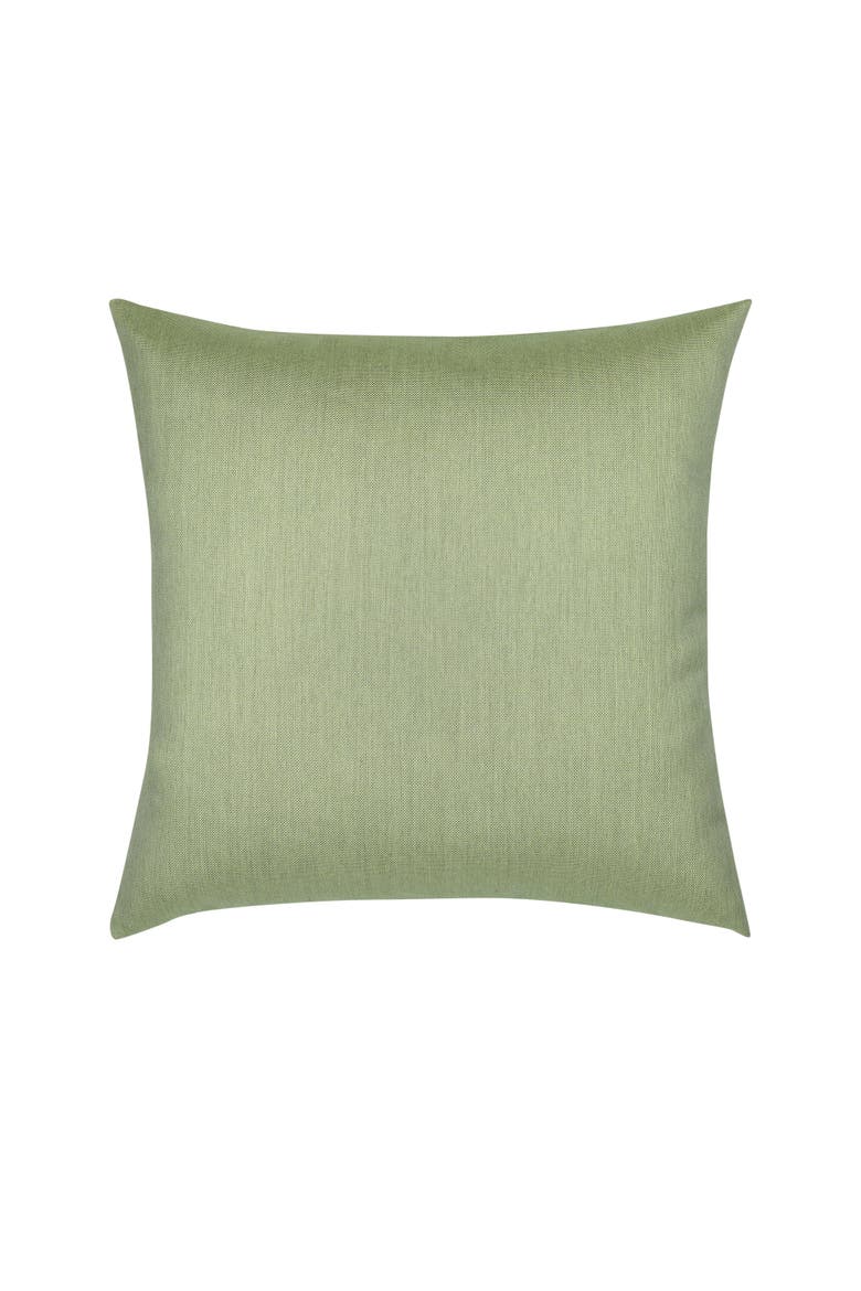 Micro Fringe Square Indoor & Outdoor Square Woven Accent Pillow with chenille accents, Alternate, color, Meadow