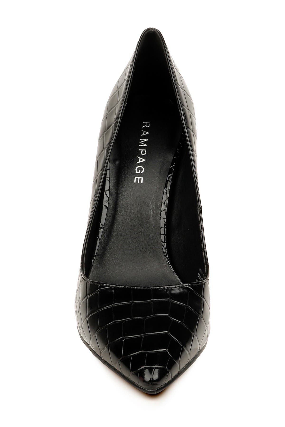 Rampage Gabriel Croc Embossed Pointed Toe Pump, Alternate, color, 