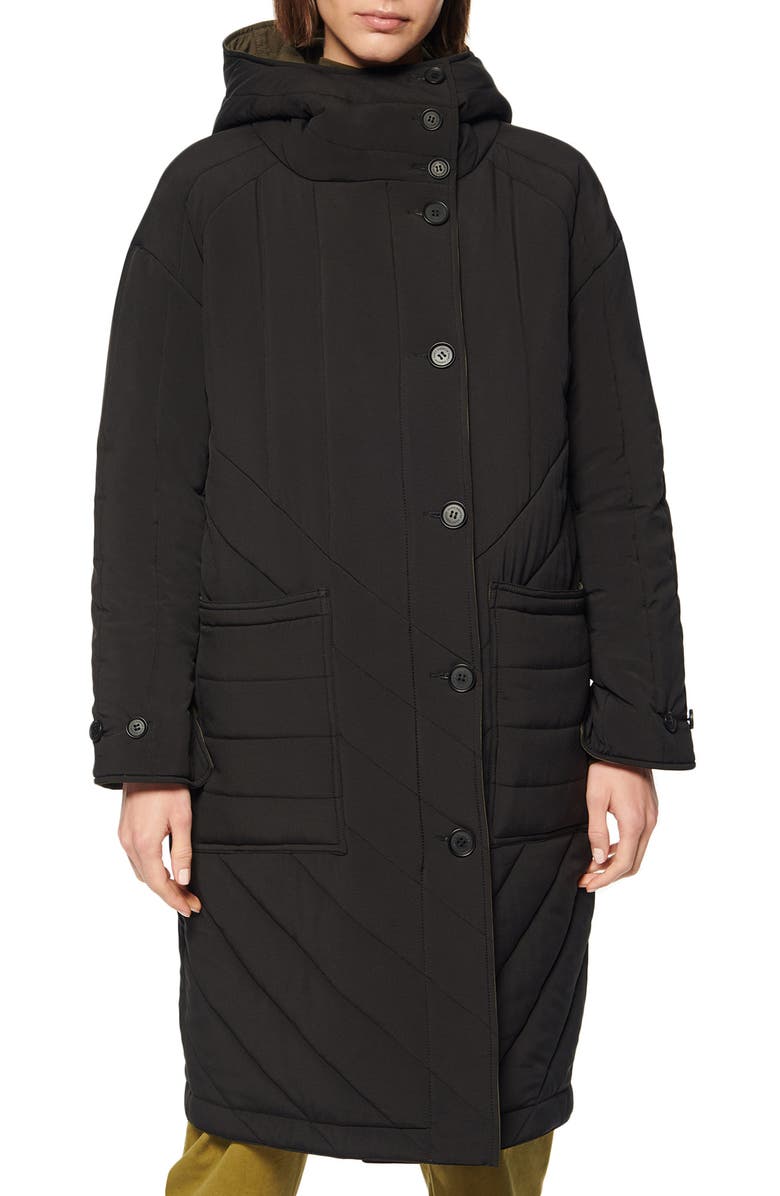 Andrew Marc Reversible Hooded Parka, Alternate, color, 