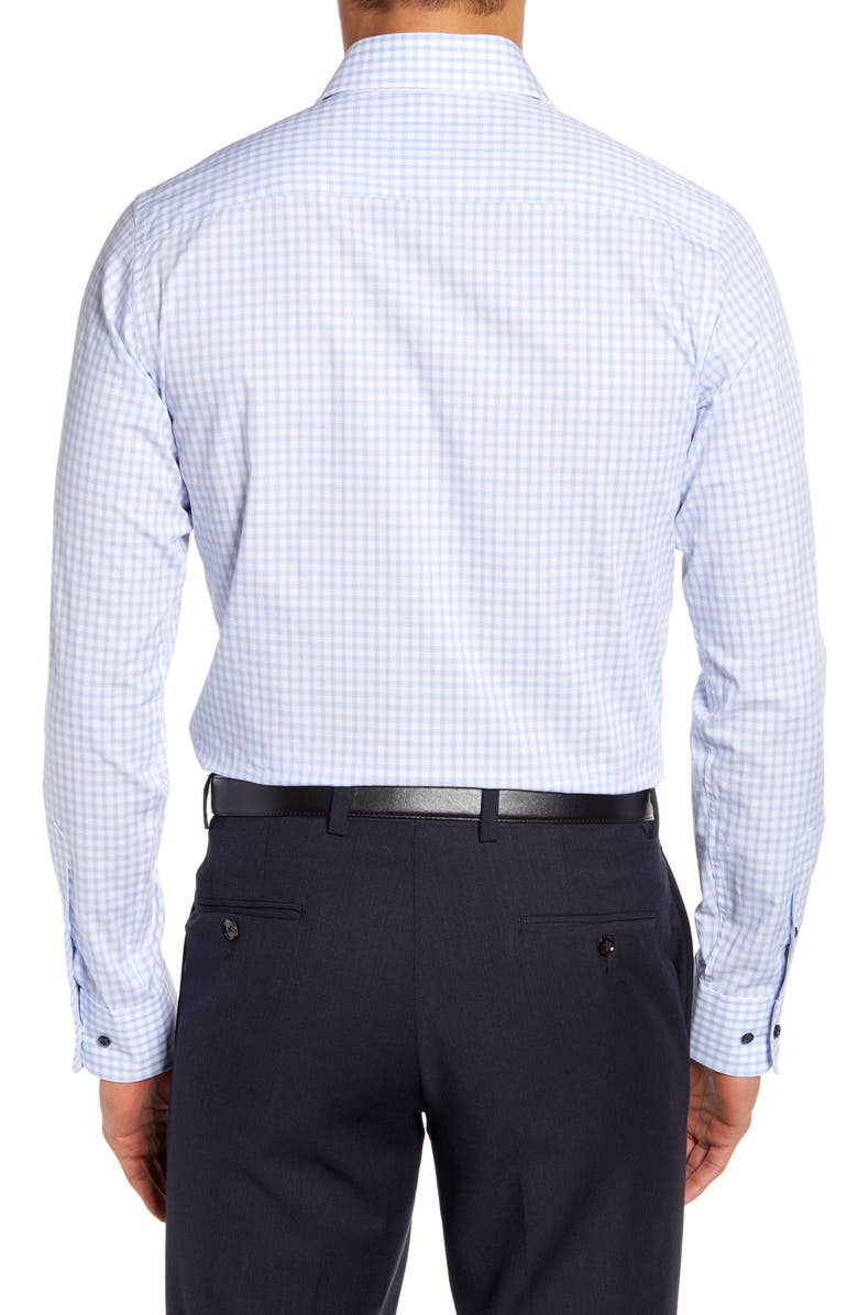 David Donahue Slim Fit Check Dress Shirt, Alternate, color,
