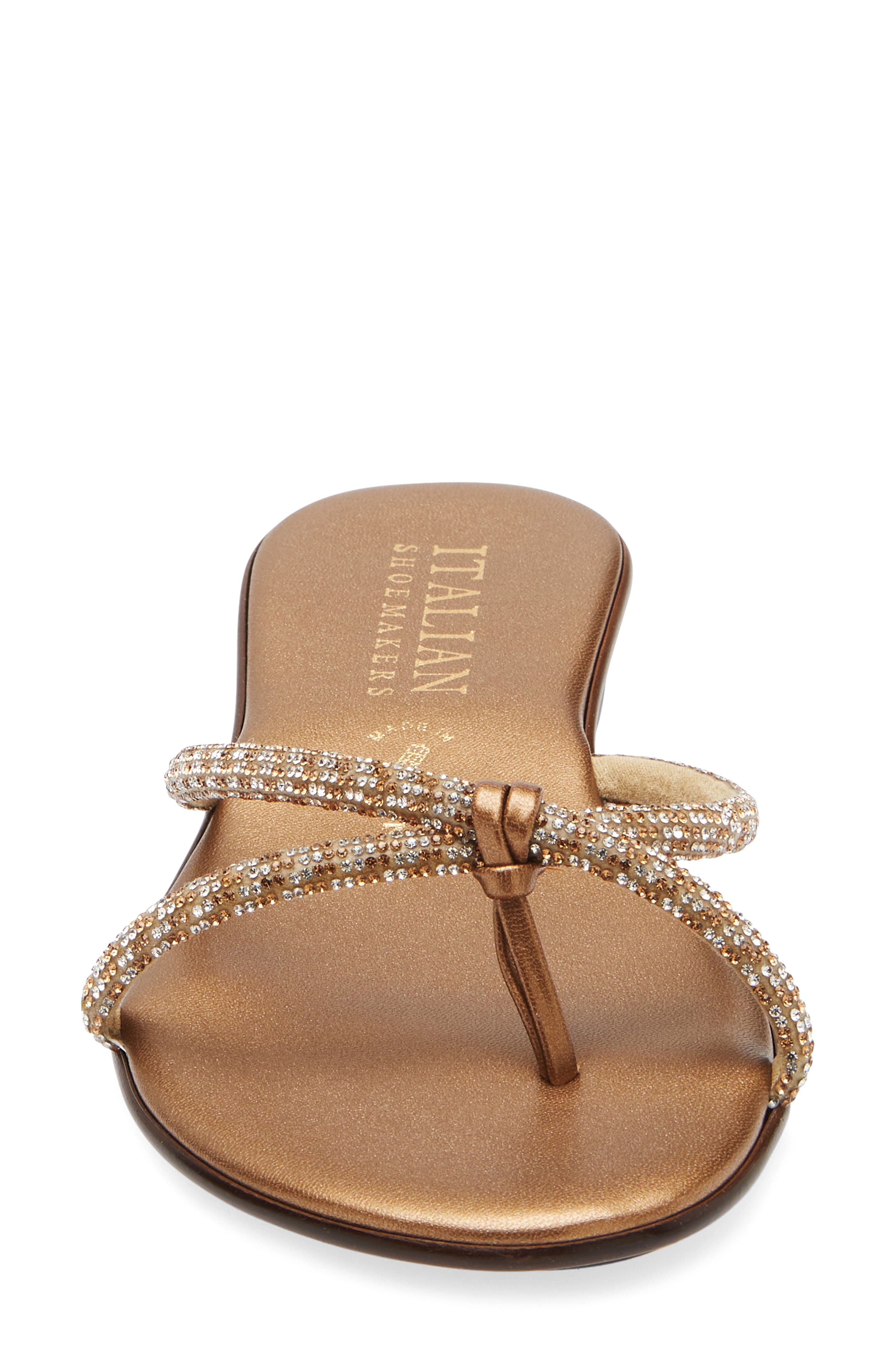 ITALIAN SHOEMAKERS Maribelle Crystal Embellished Sandal, Alternate, color, 