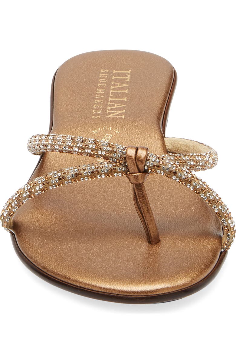 ITALIAN SHOEMAKERS Maribelle Crystal Embellished Sandal, Alternate, color,