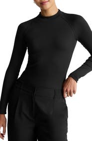 Beyond Yoga Contours Mock Neck Top