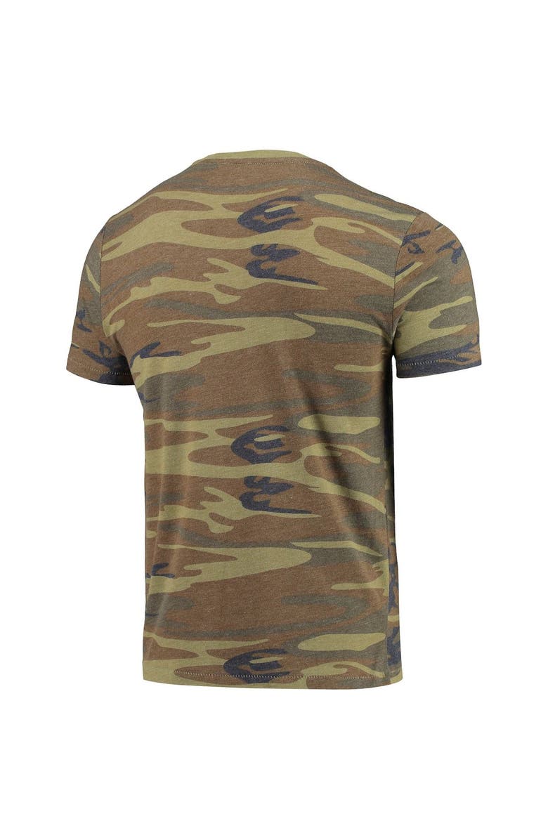 ALTERNATIVE APPAREL Men's Alternative Apparel Camo Michigan State Spartans Arch Logo Tri-Blend T-Shirt, Alternate, color, 