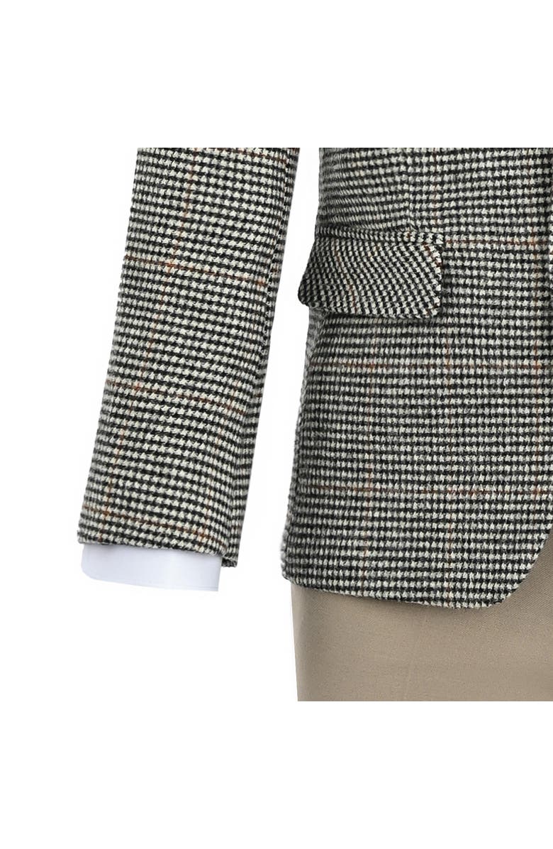 MOUSTACHE Checkered Blazer and Trousers Set, Alternate, color, Beige