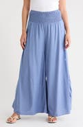 Vince Camuto Smocked Waist Wide Leg Pants