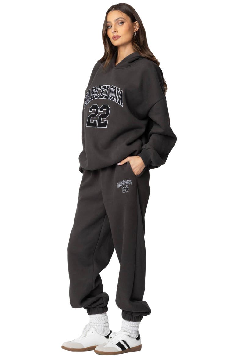Barcelona Oversize Sweatpants, Alternate, color, DARK-GRAY