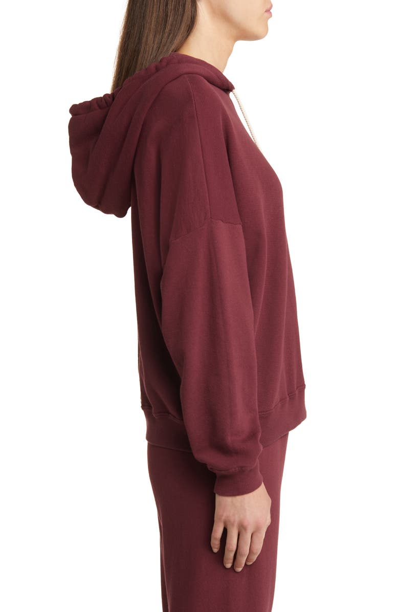 THE GREAT. The Teammate French Terry Hoodie, Alternate, color,