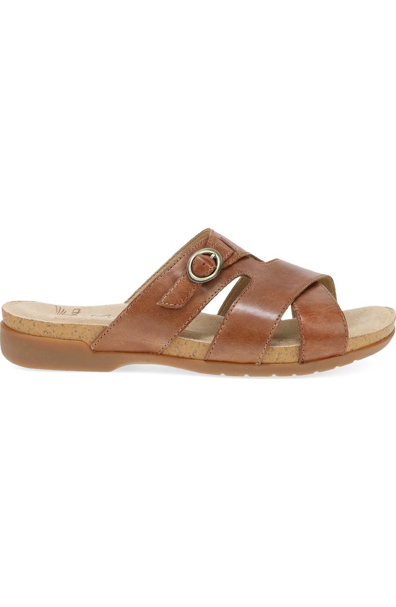 Dansko Regan Slide Sandal, Alternate, color, Toffee