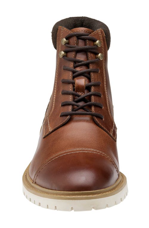 Johnston & Murphy Chadwick Cap Toe Boot In Cognac