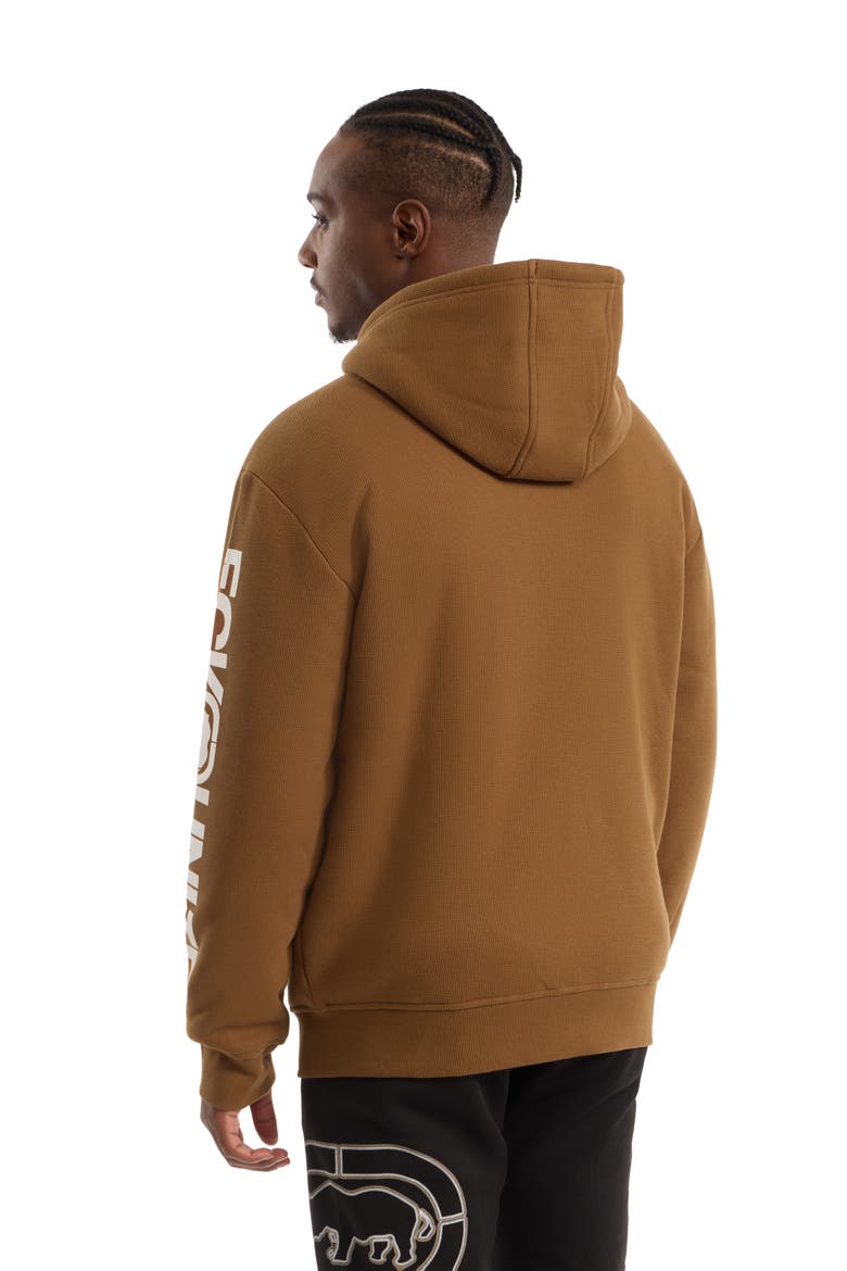 Men's One Hit faux shearling Hoodie, Alternate, color, New Brown