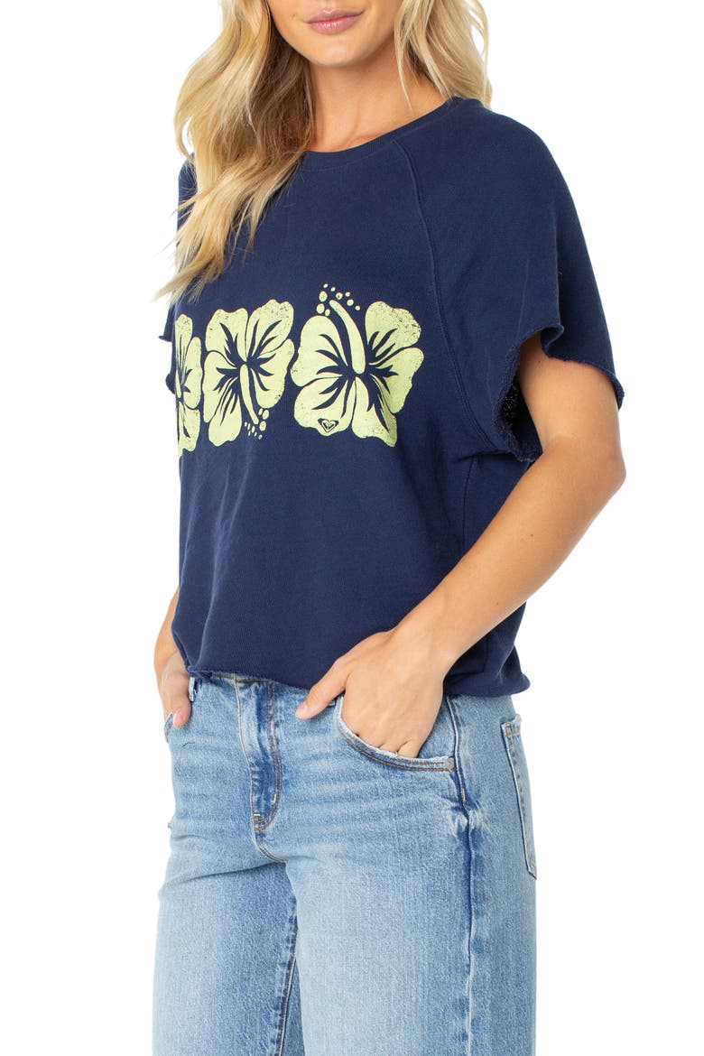 Free Trim Graphic Knit Top, Alternate, color, NAVAL ACAD