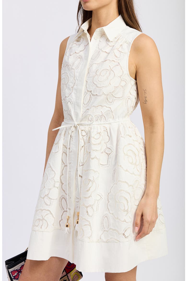 Marisol Cotton Shirtdress, Alternate, color, WHITE