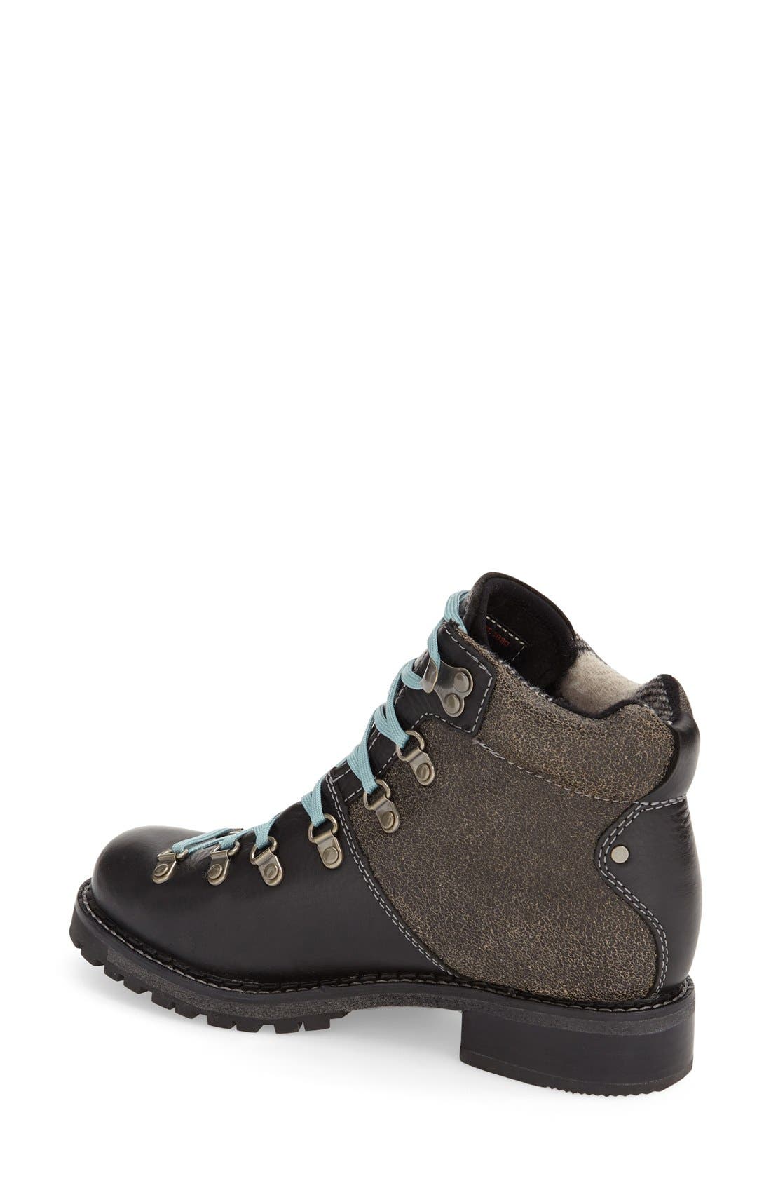 'Rockies' Hiking Boot, Alternate, color, BLACK/BUFFALO WOOL