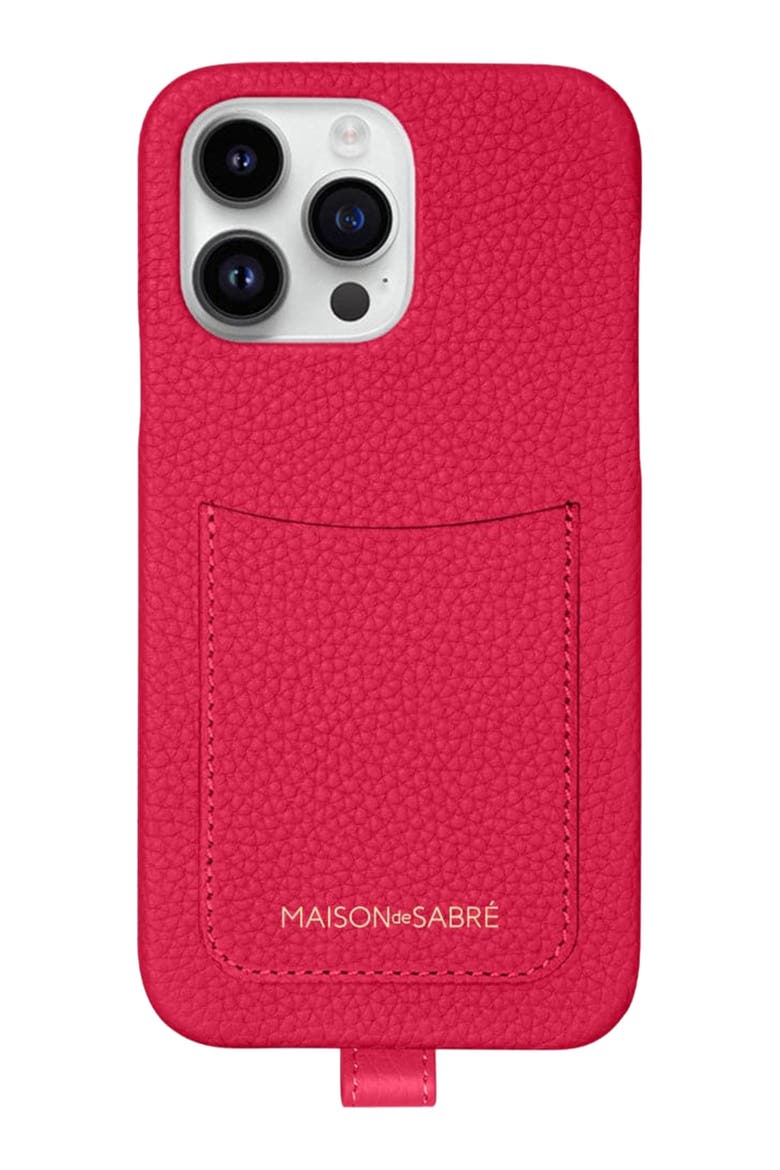 Sling Phone Case iPhone 14 Pro, Alternate, color, Shibuya Fuchsia