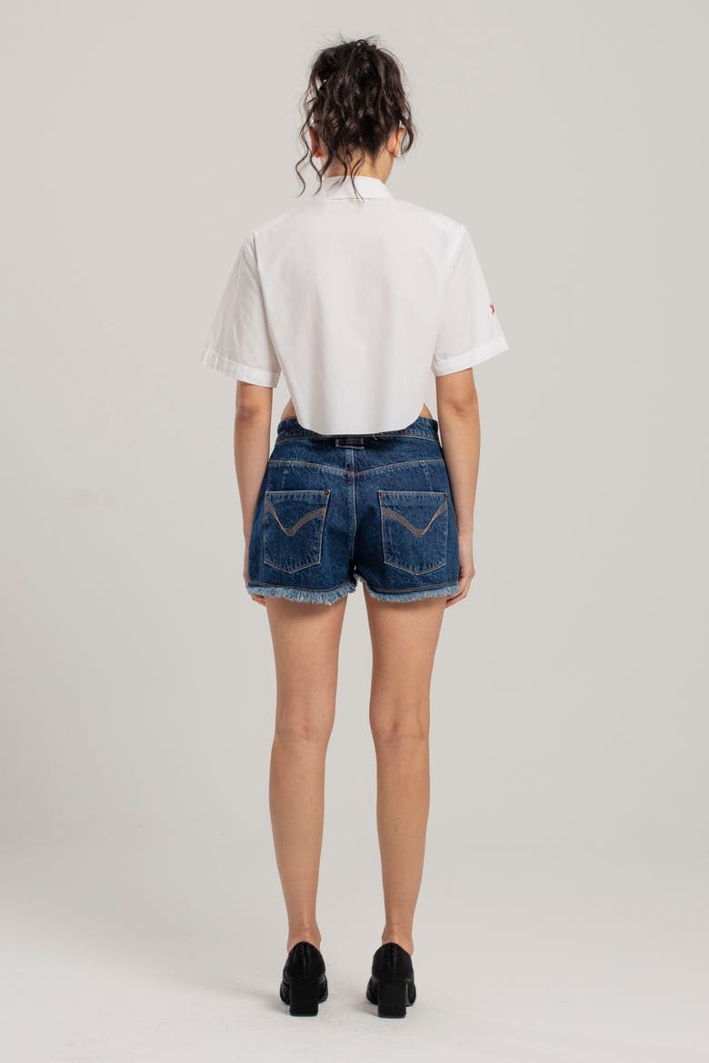 Free Heaven Short With Zip Details, Alternate, color, blue