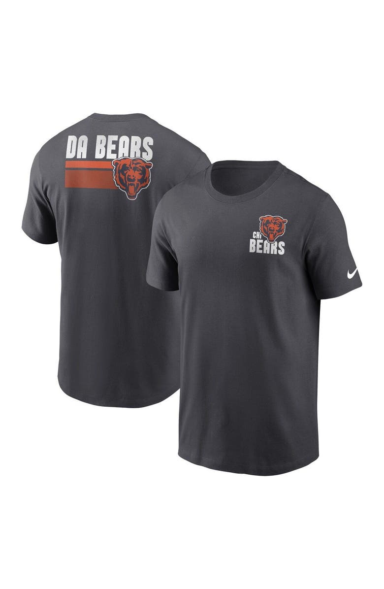 Nike Men's Nike Anthracite Chicago Bears Blitz Essential T-Shirt, Main, color, Anthracite