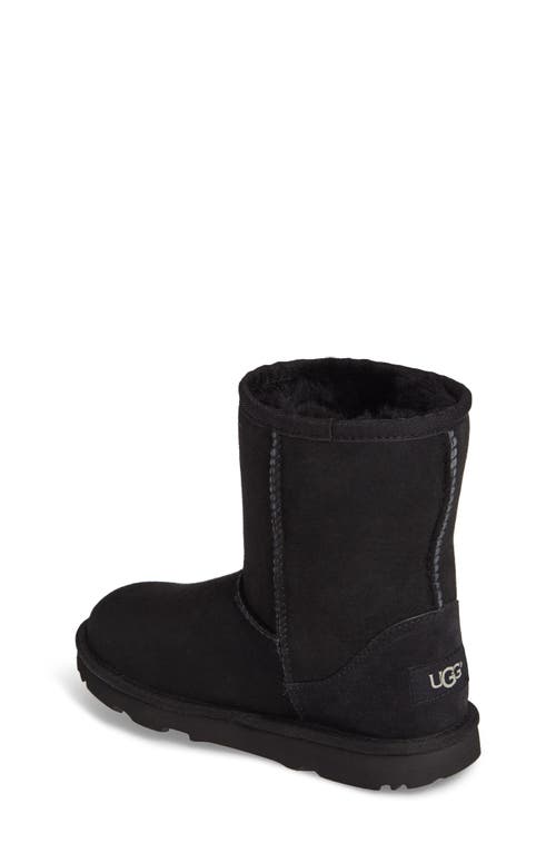 Ugg(r) Classic Short Ii Water Resistant Genuine Shearling Boot In Black