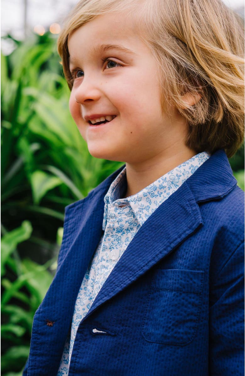 Hope & Henry Boys' Organic Seersucker Suit Jacket, Toddler, Alternate, color,