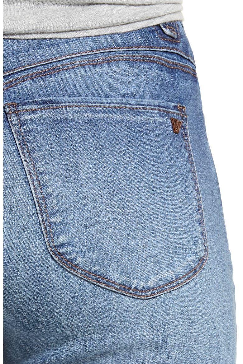 'Ab'Solution High Waist Itty Bitty Bootcut Jeans (Nordstrom Exclusive), Alternate, color, BLUE
