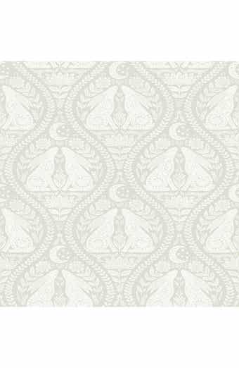 Wallpops Cream Moon Rabbit Peel Stick Wallpaper