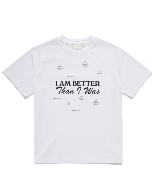 Samii Ryan Better Today Oversized Tee In White