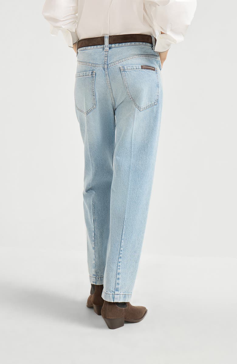 Brunello Cucinelli Loose trousers, Alternate, color, Light Denim