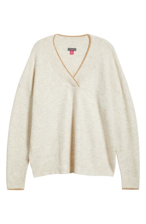 VINCE CAMUTO VINCE CAMUTO CONTRAST SWEATER