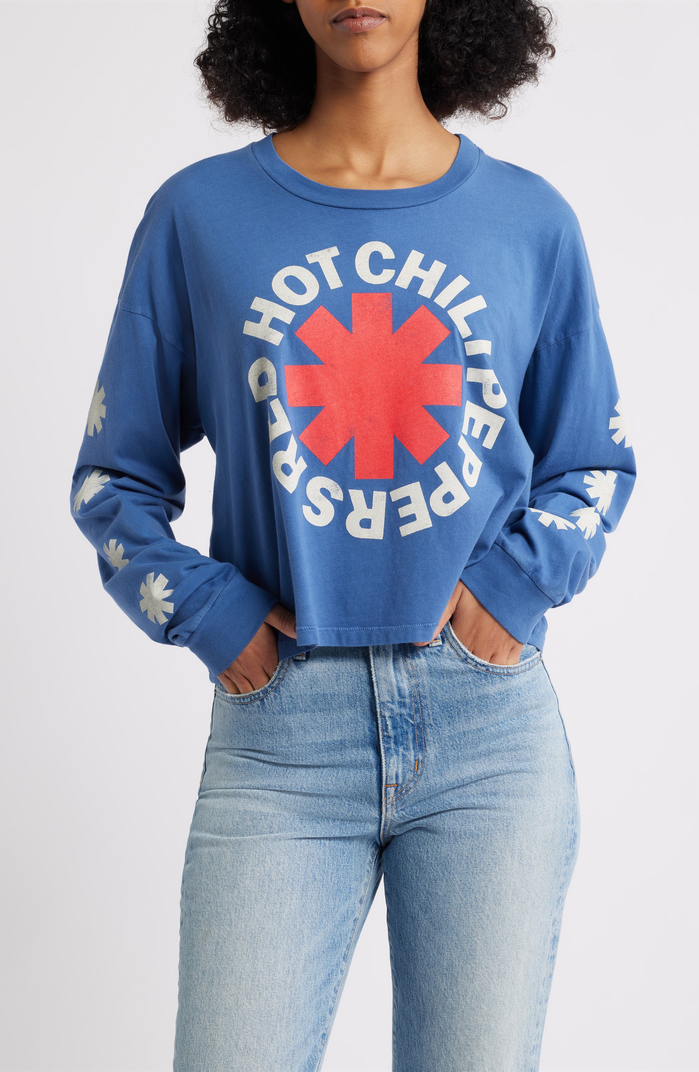 Daydreamer Red Hot Chili Peppers Long Sleeve Cotton Graphic T