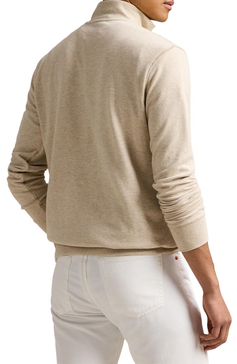 Cotton Blend Quarter Zip Pullover