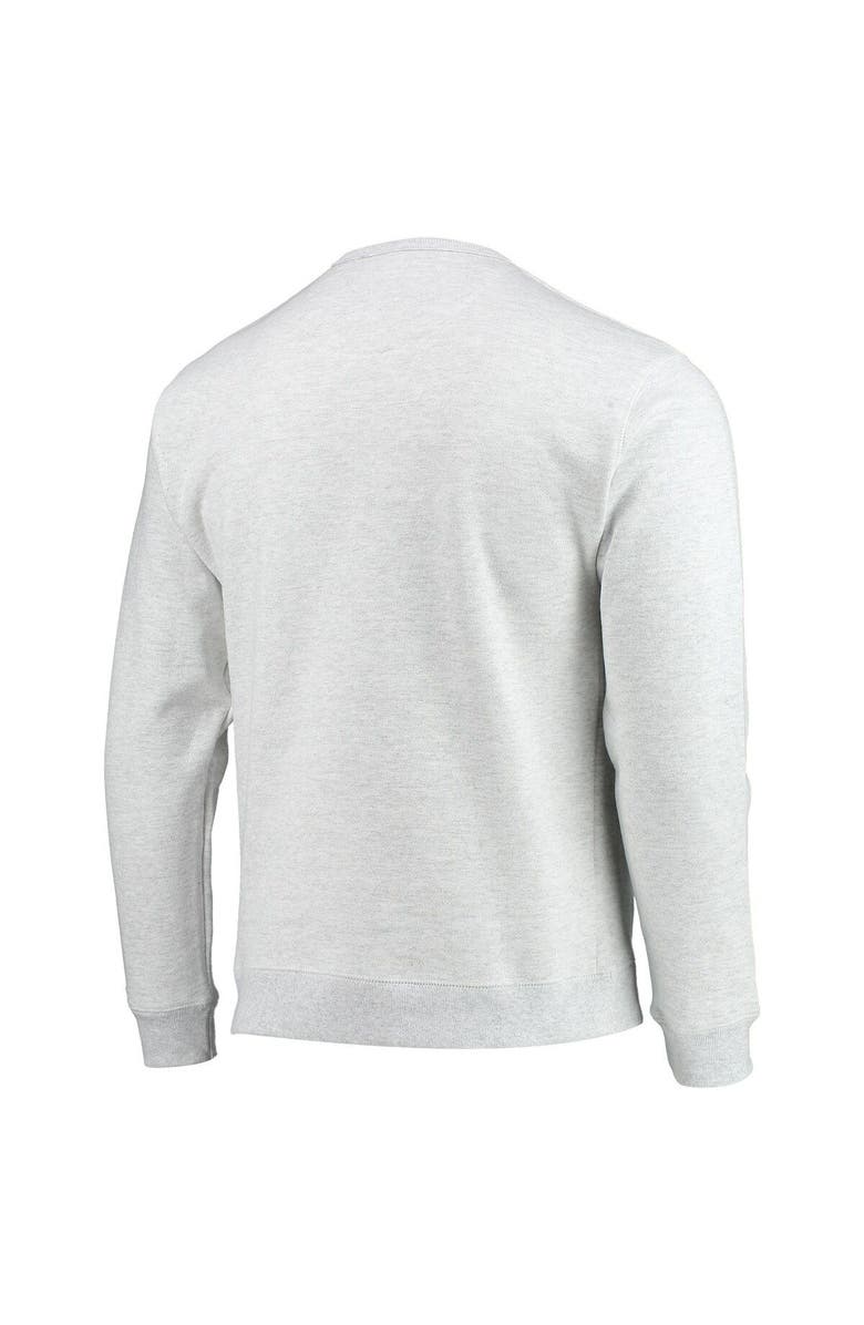 LEAGUE COLLEGIATE WEAR Men's League Collegiate Wear Heathered Gray West Virginia Mountaineers Upperclassman Pocket Pullover Sweatshirt, Alternate, color, 