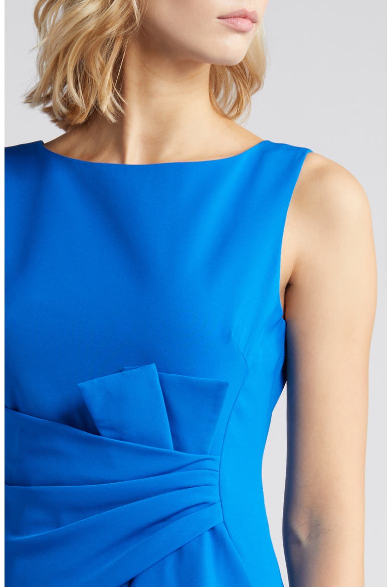 Ruffle Front Gown, Alternate, color, BLUE