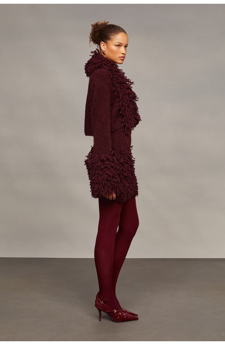 AMUR Lilia Knit Top, Alternate, color, Pinot Noir